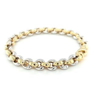 Armband bicolor 585 Gold