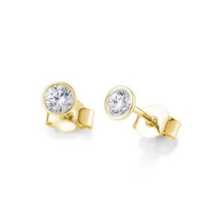 Brillant Ohrstecker Gelbgold 0,40 ct Breuning