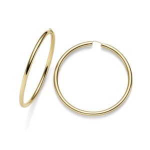 Creolen Gelbgold 40 mm