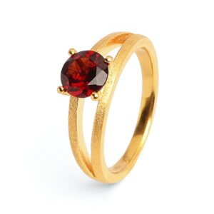Bernd Wolf Ring Granat Brilliana