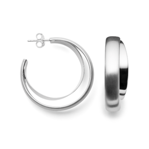 bastian inverun silber creolenstecker