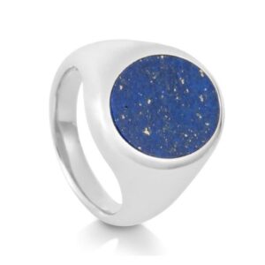 Lapislazuli Herrenring Silber