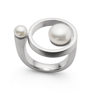 Silber Ring mit Perlen bastian inverun