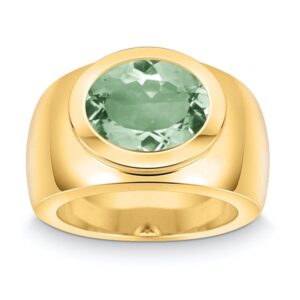 Prasiolith Ring Gelbgold Quinn