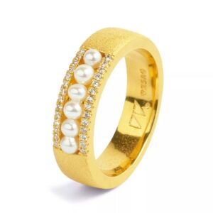 Bernd Wolf Ring Alana Perle