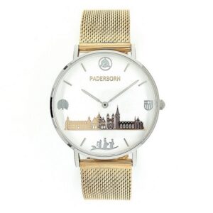 bicolor Paderborn Uhr Milanaiseband gold