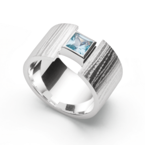Silber Ring Blautopas bastian inverun