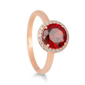 Rotgold Ring Granat