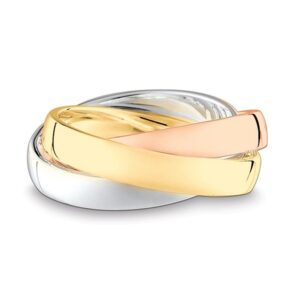 Trcolor Gold RIng