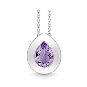 Amethyst Anhänger mit Kette Quinn