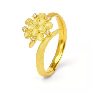 Bernd Wolf Ring Cerisa Silber goldplattiert