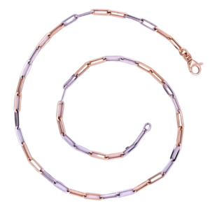 Bicolor Gold Kette 585