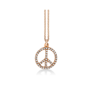 Peace Anhänger Diamant Rogold