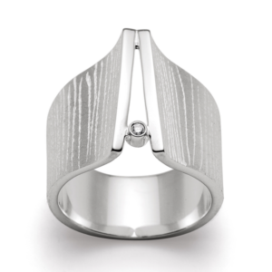 Silber Ring bastian Diamant