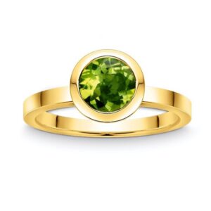 Gelbgold Ring Peridot Quinn