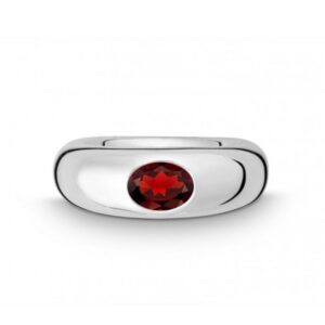 Quinn Silberring Granat 021186663