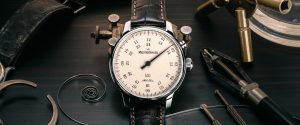 Bell Hora Meistersinger Einzeiger Uhr Banner